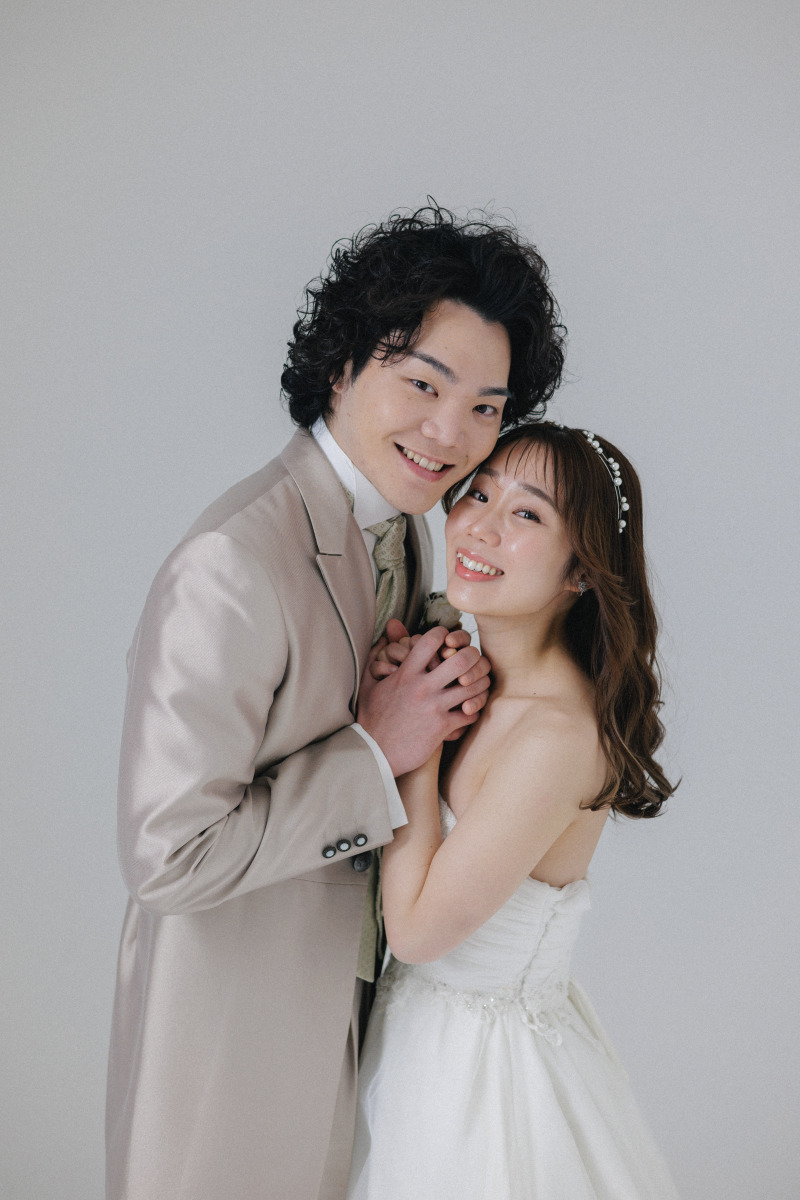 にっこり笑顔で