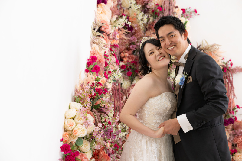 ほっぺくっつけショット