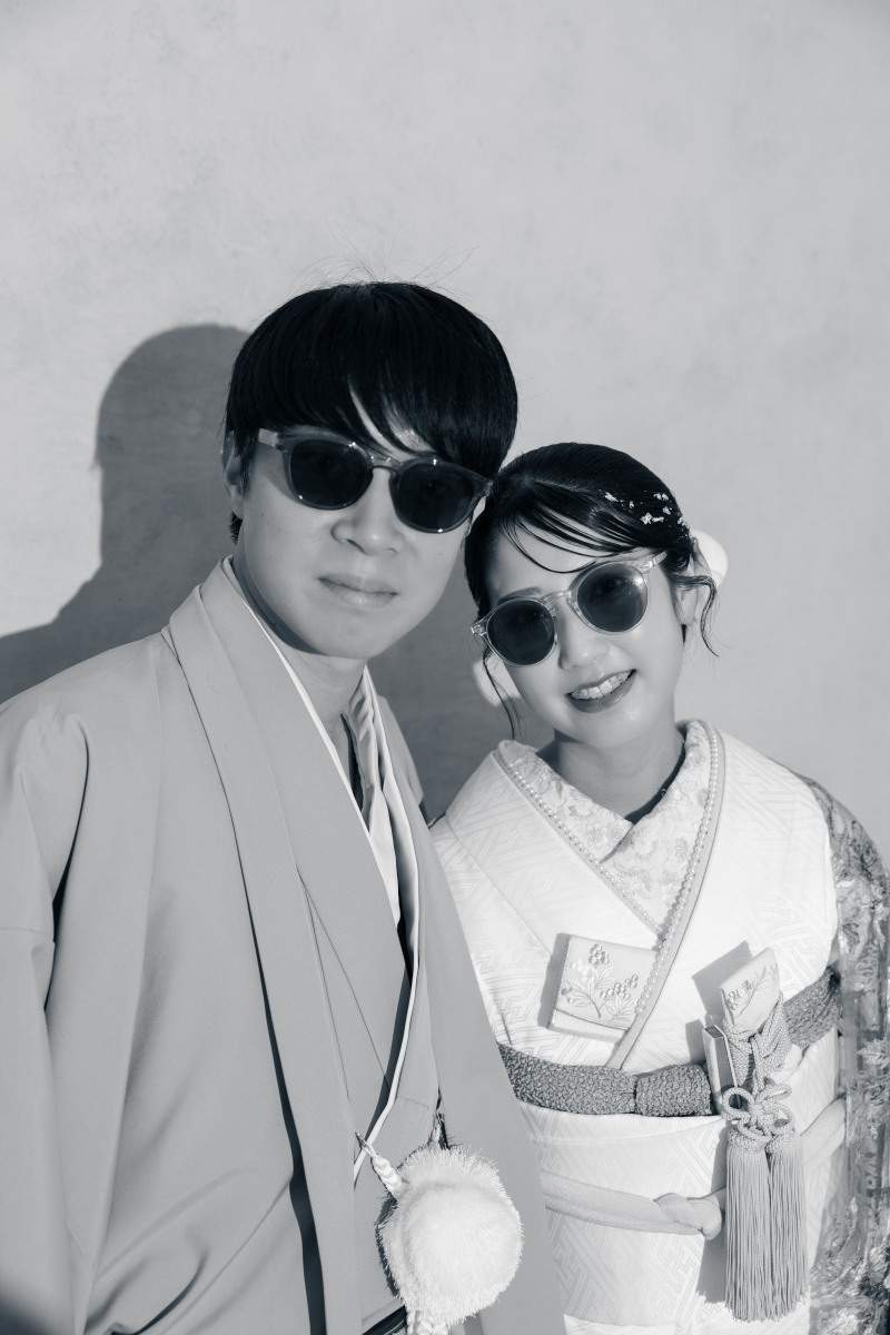 サングラスでカッコよく