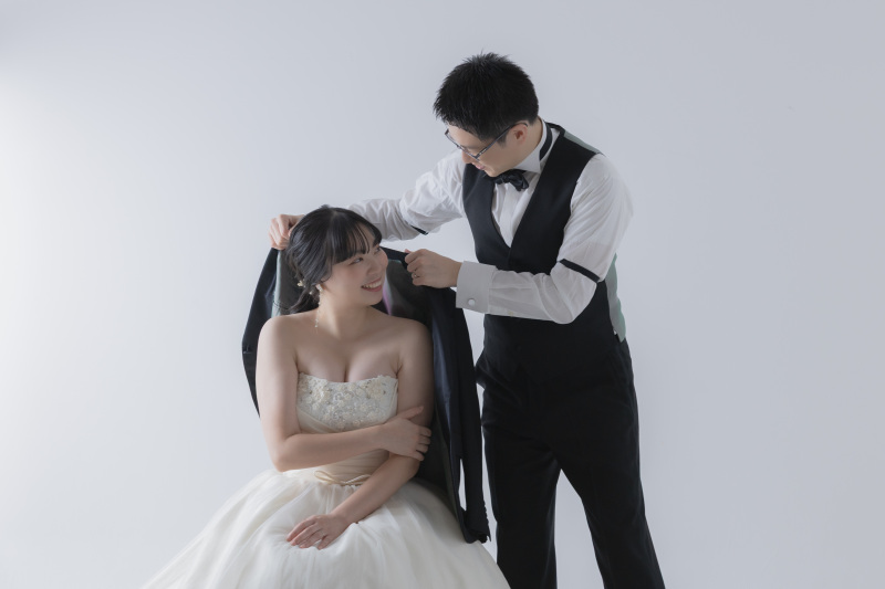 肌寒そうなご新婦様に&hellip;