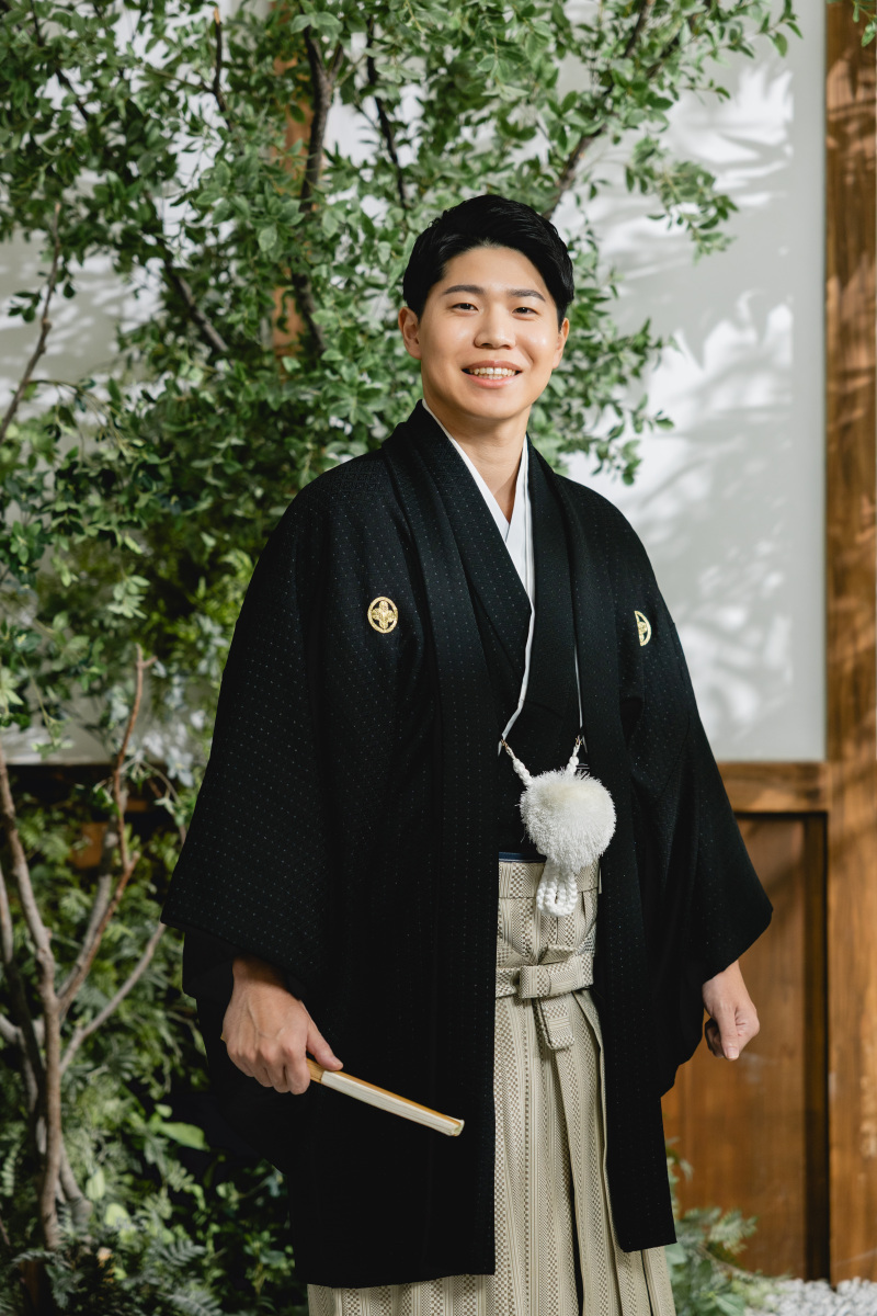 ご新郎様のソロショット!