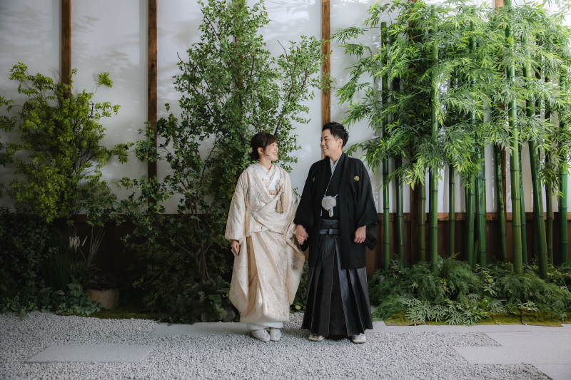 はじめは屋内庭園スタジオです！