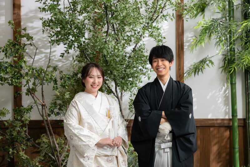 屋内庭園スタジオ撮影