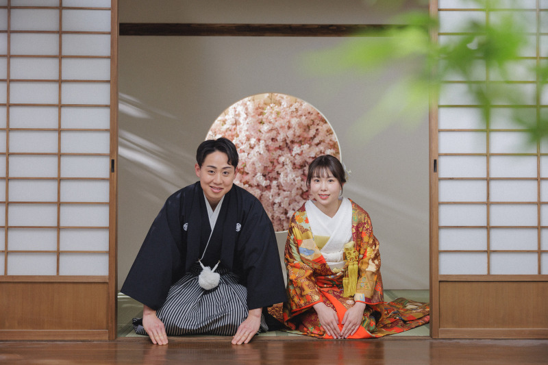 お辞儀ショット