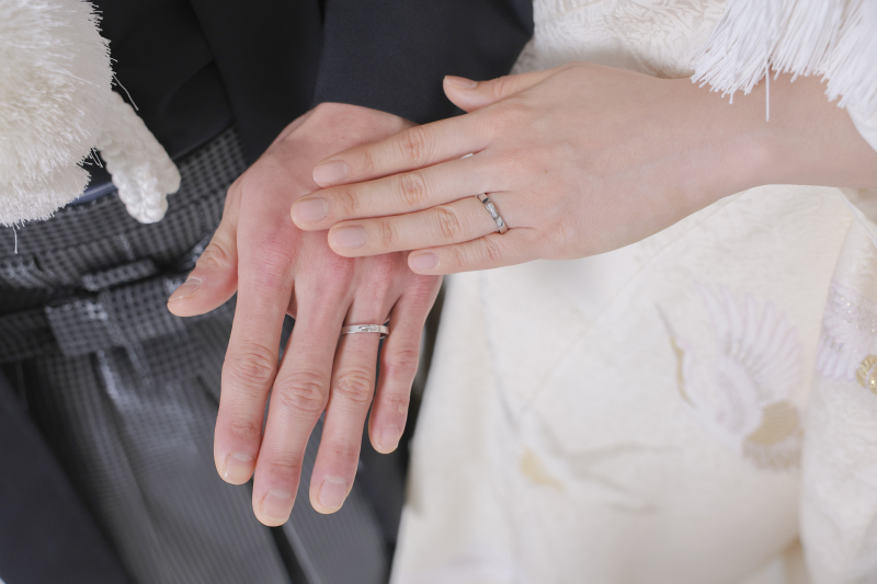 大切な指輪ショット。