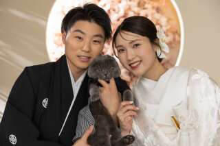 和装洋装で猫ちゃんと！小物もいっぱいの撮影♪