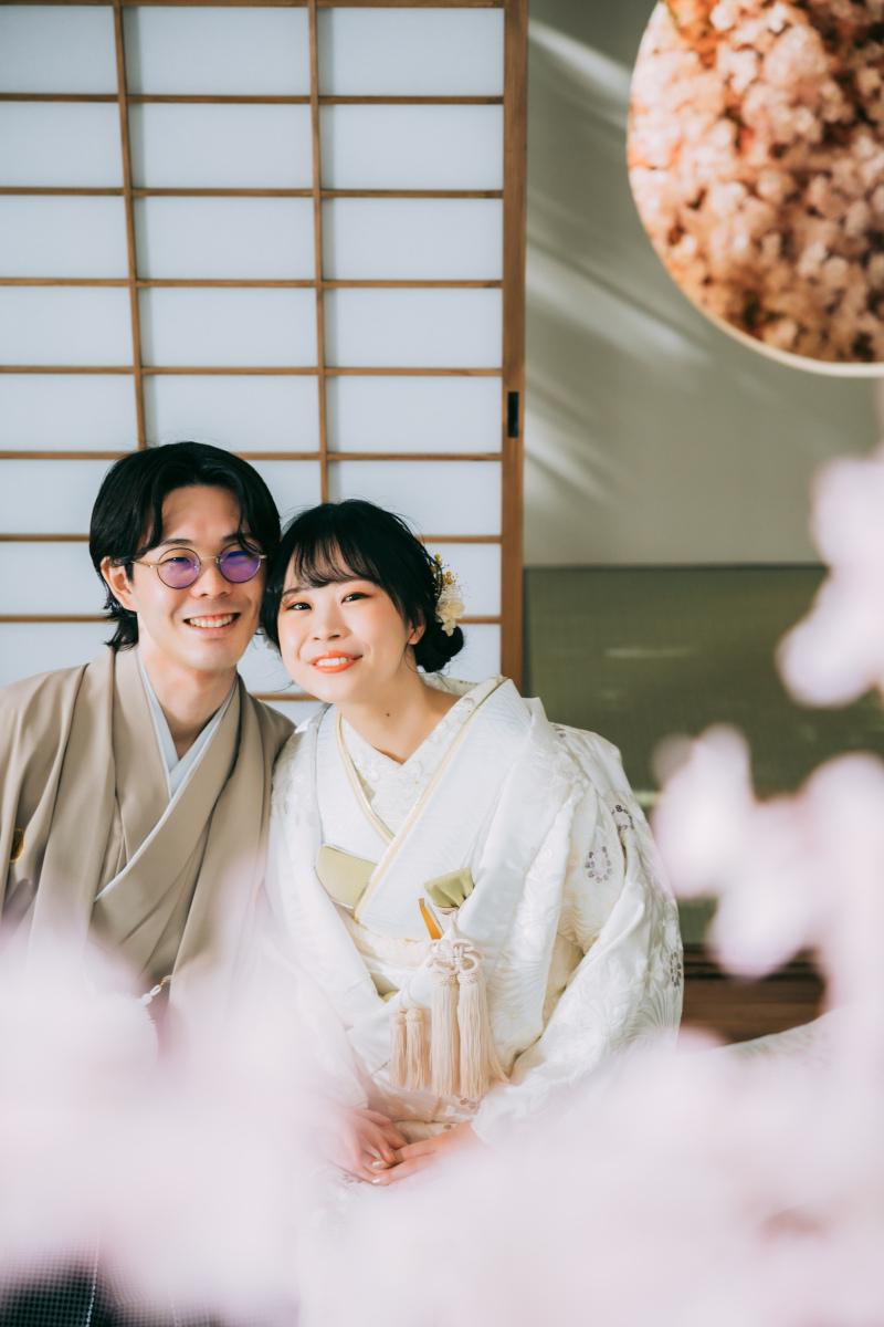 季節感も取り入れて撮影