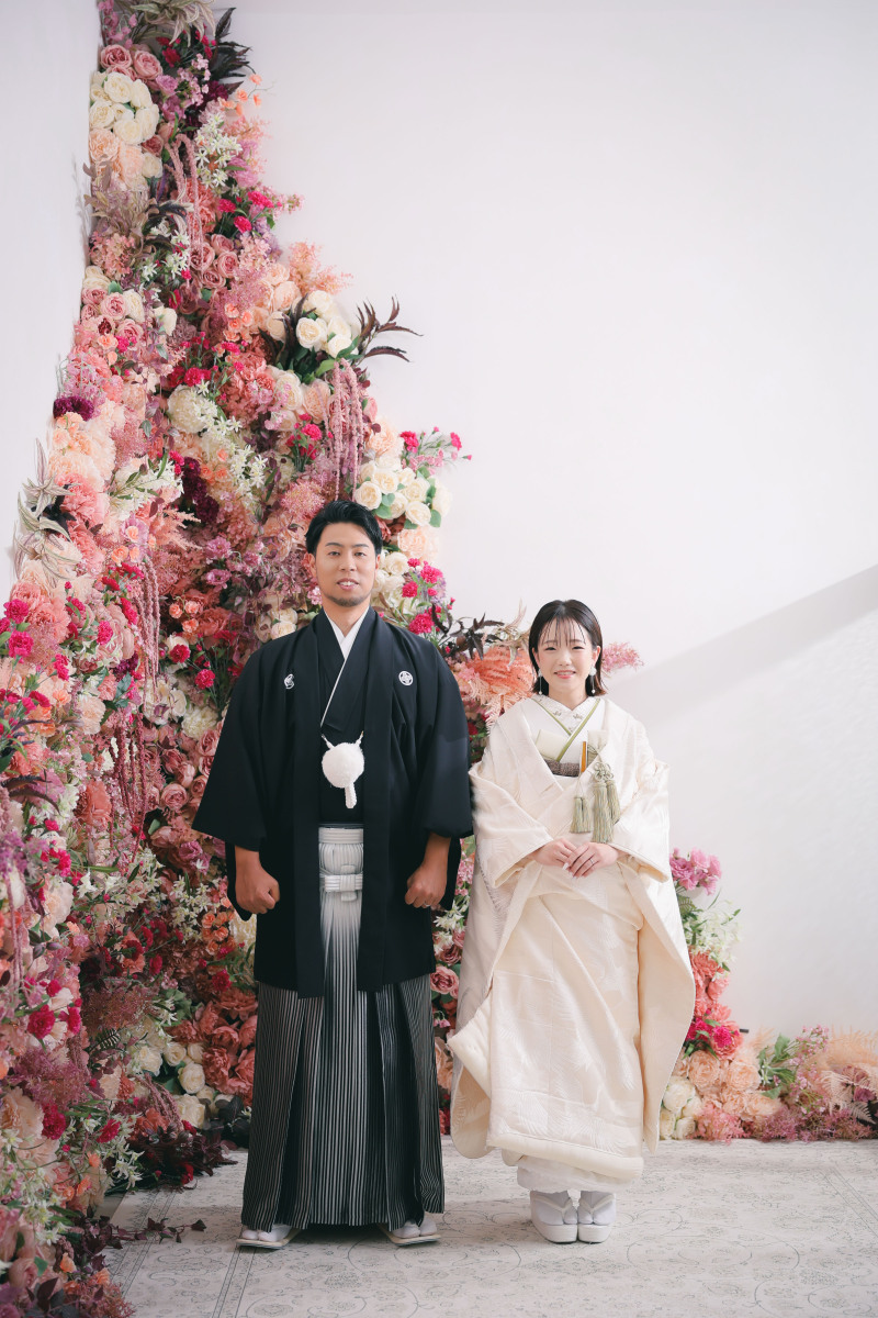 花壁でカジュアルに!