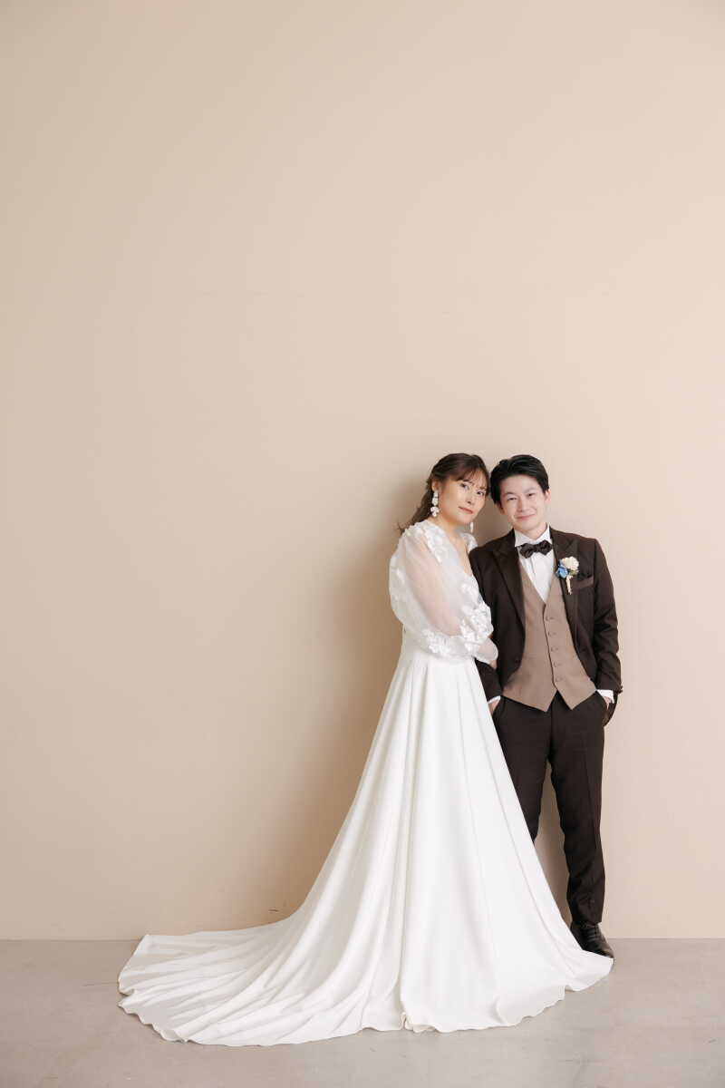 ベージュの背景!