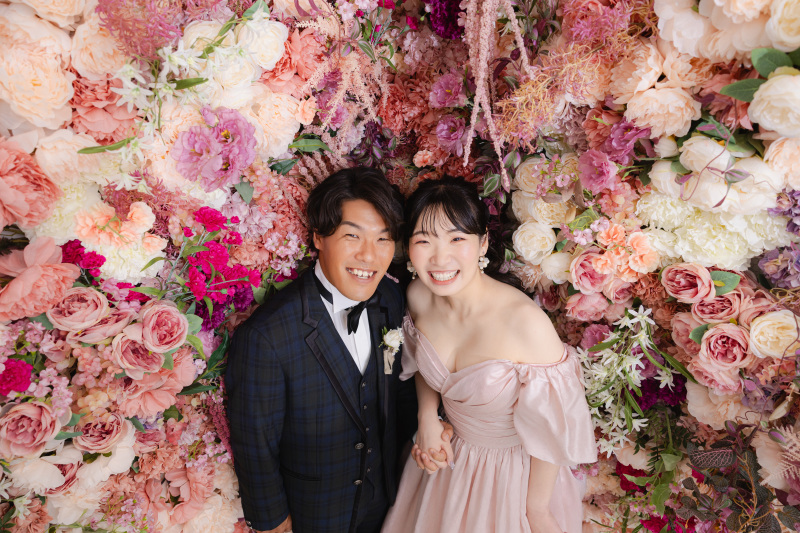 お花に埋もれて！