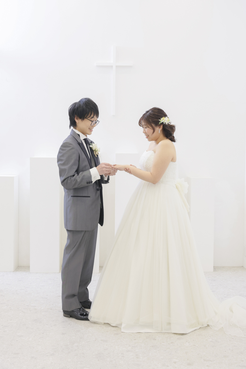 チャペルスタジオから撮影スタート！