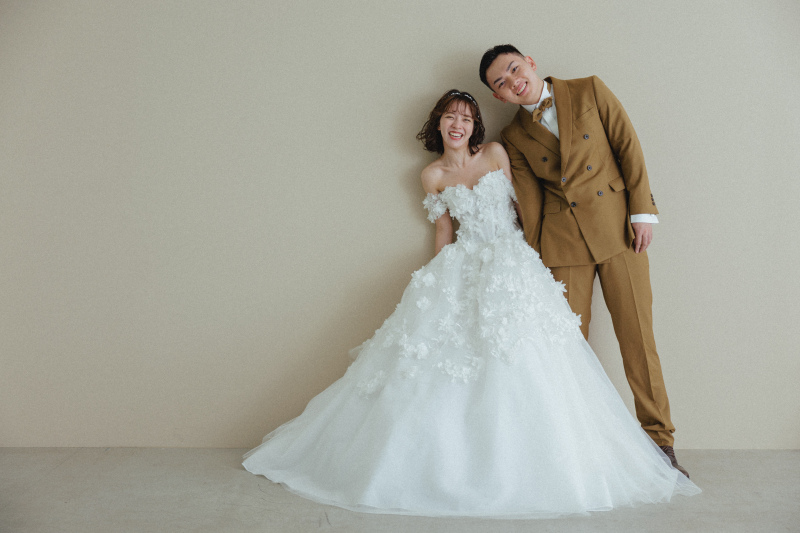 ベージュ色の背景