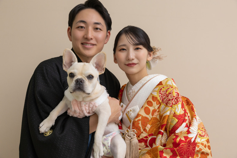 お顔をぎゅーっと近づけて