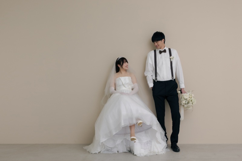 ウェディングドレスも♪