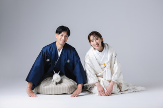 シンプルに和装撮影