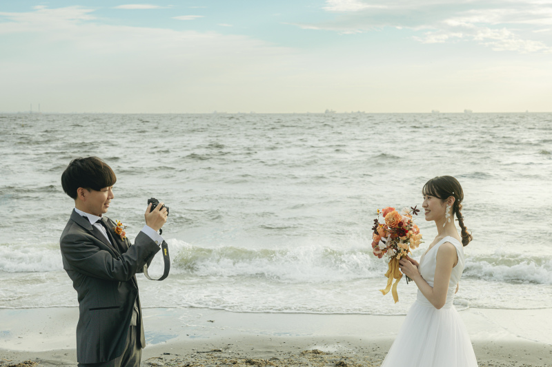 写真を撮りながら！