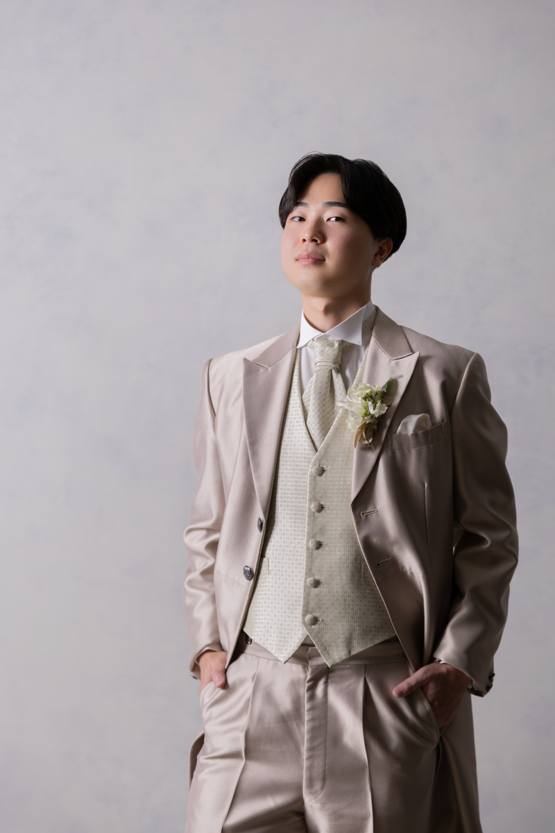 ご新郎様のソロショット