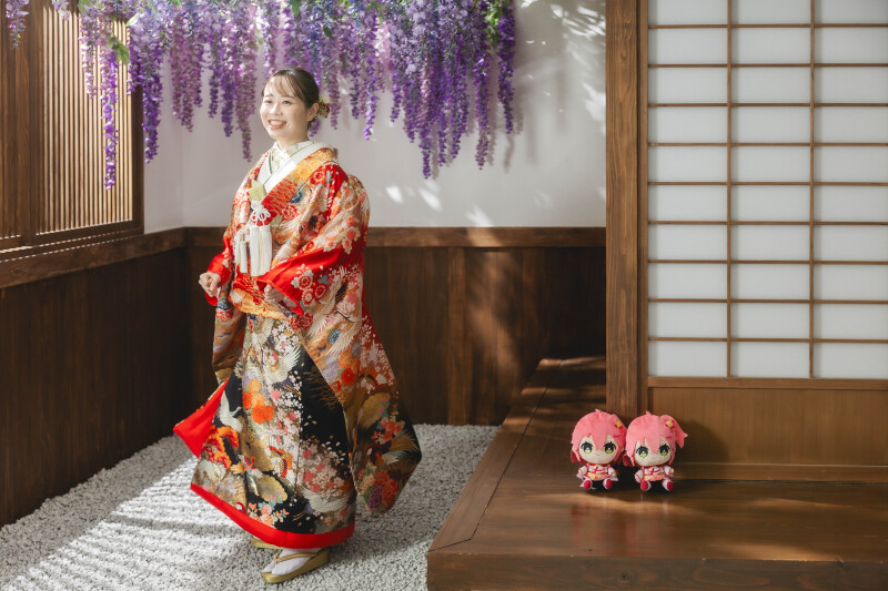 VTuberのぬいぐるみと一緒に！