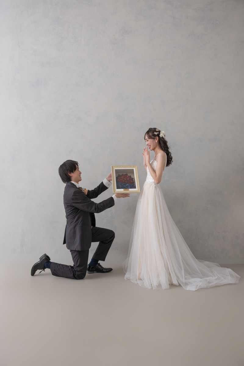 プロポーズの時の花束をもう一度。