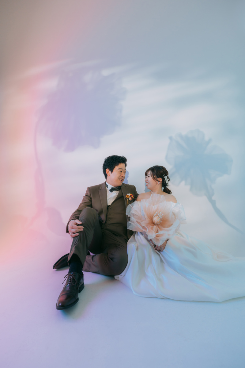 カラフルなライティングでの撮影