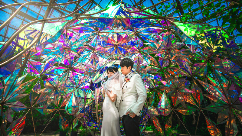 ステンドガラスでかっこいい姿を