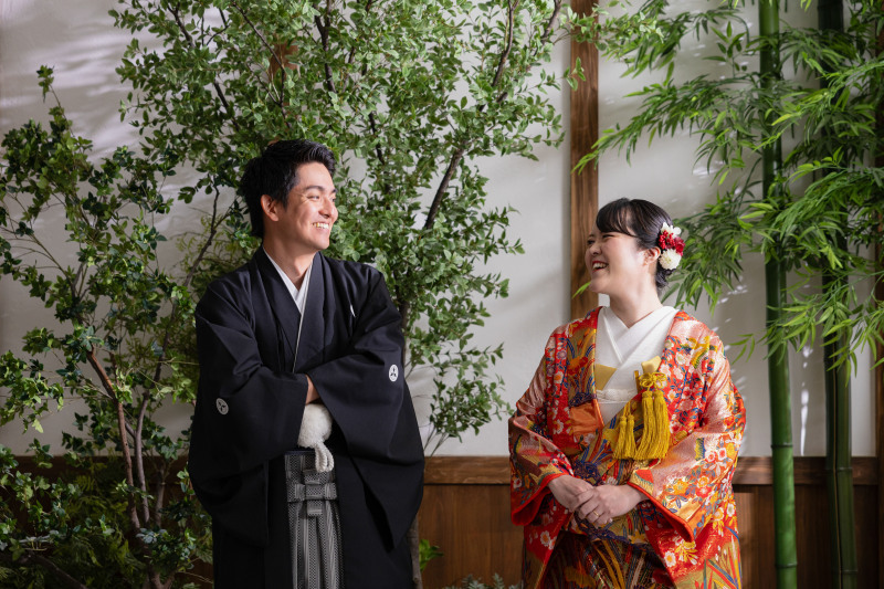 見つめ合いショット