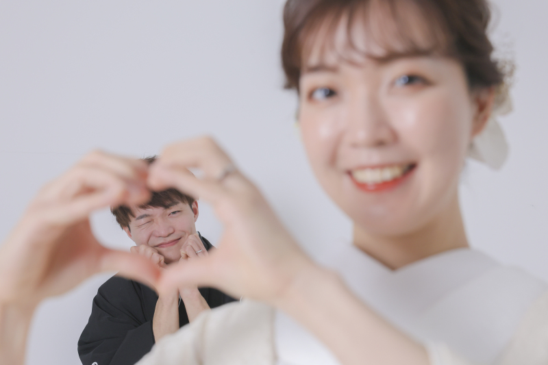 ハート。ご新婦様バージョン。