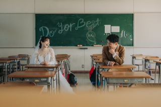 おふたりならではのプラン提案〜思い出の母校撮影〜