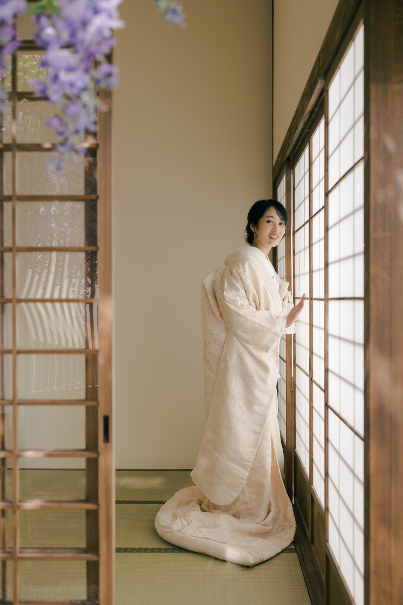 2着目の白無垢で