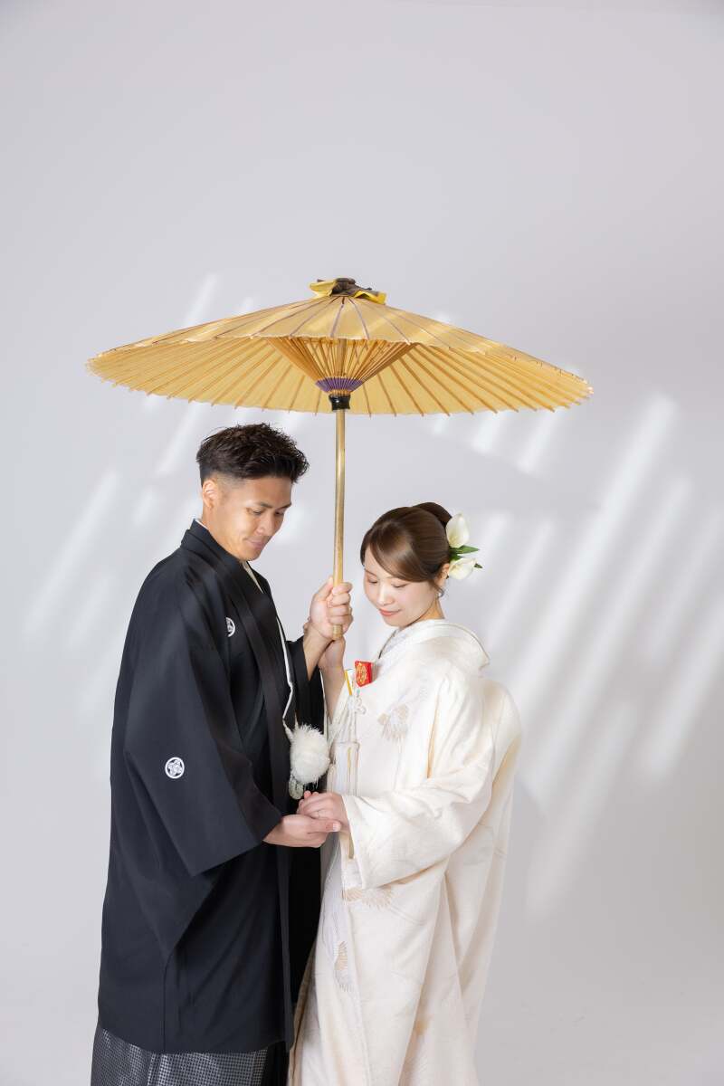 傘を持って相合傘