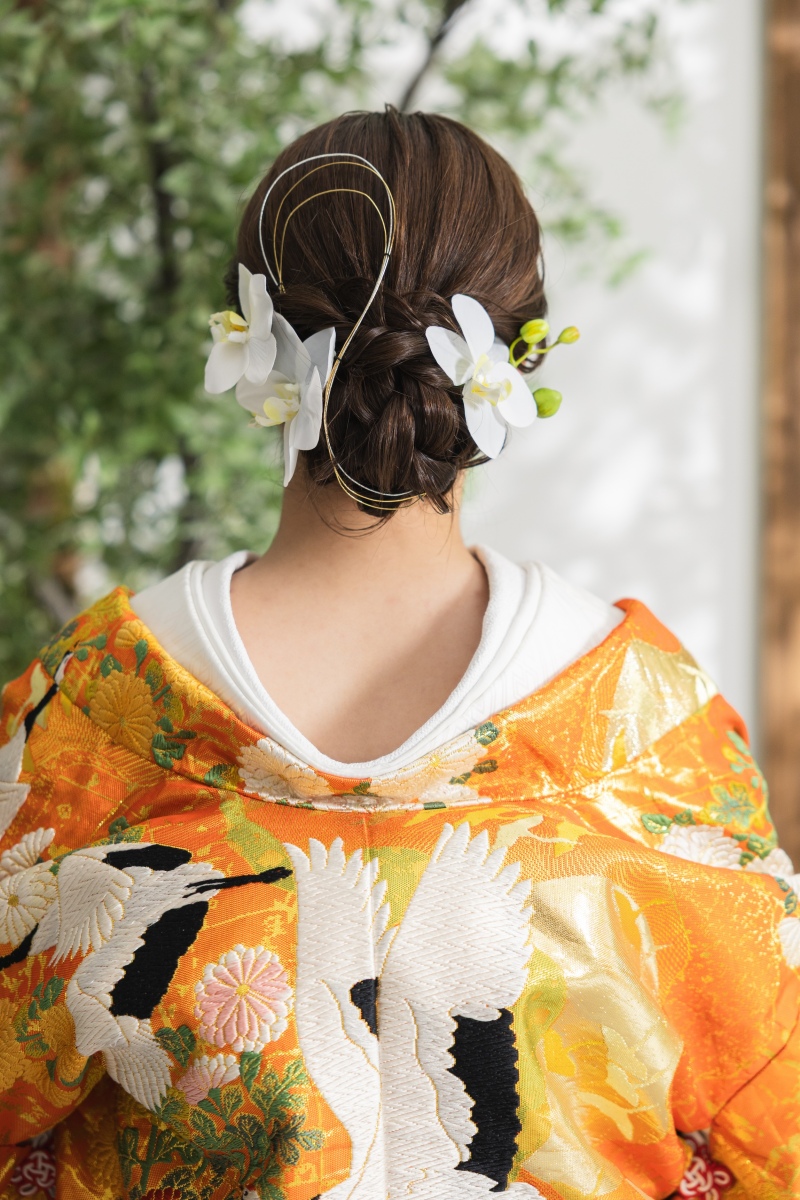 ご新婦様のヘアスタイル