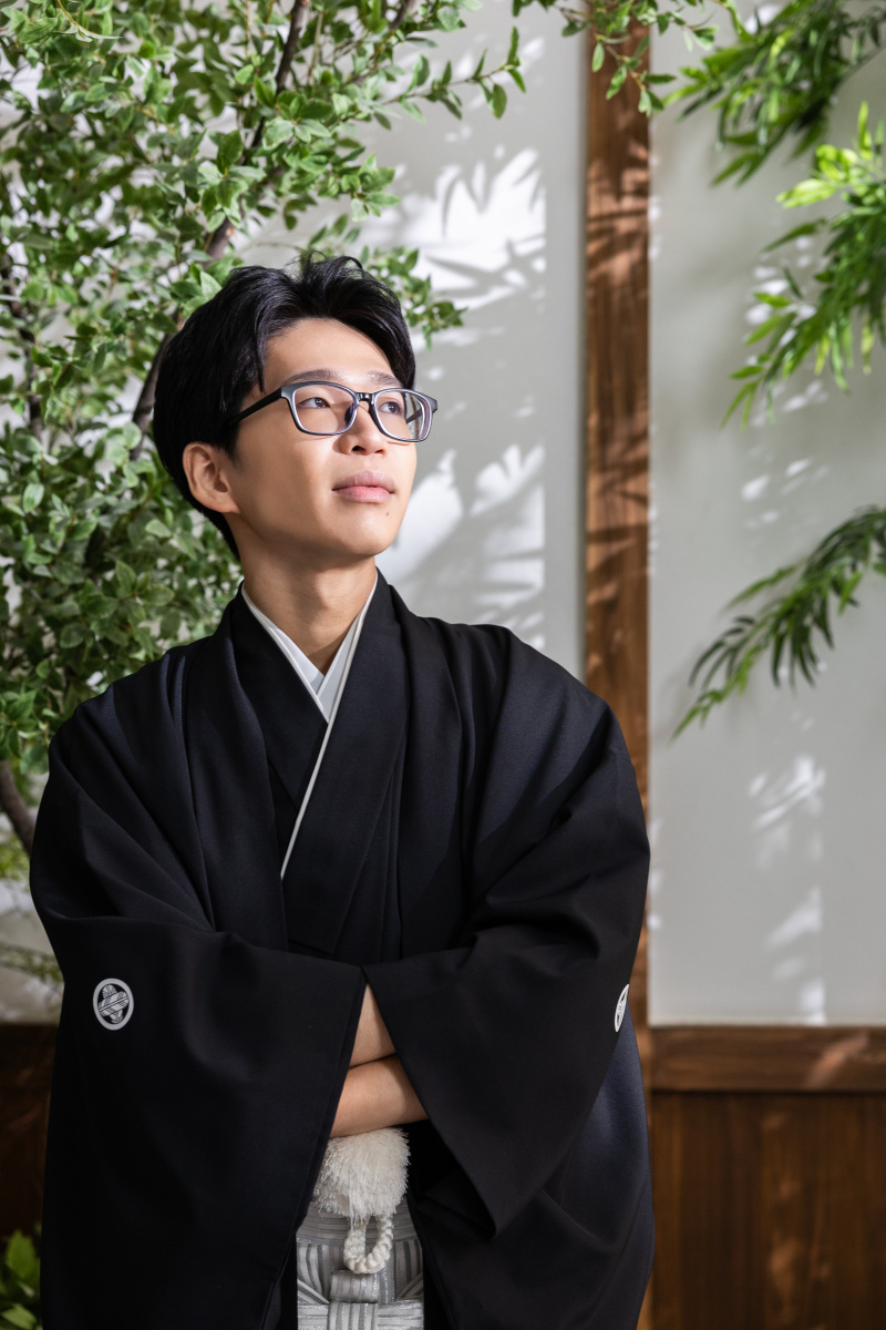 普段とは少し違う印象で