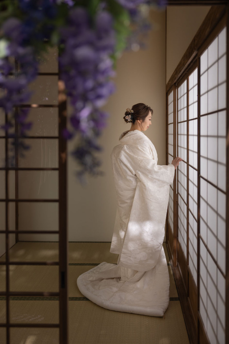 しっとり後ろ姿