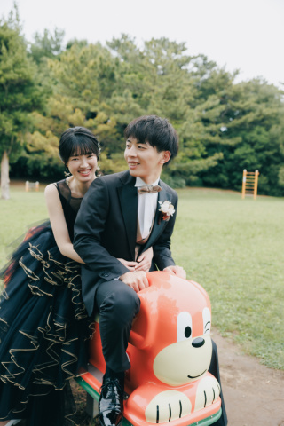 稲毛海浜公園×ブラックコーデ♡