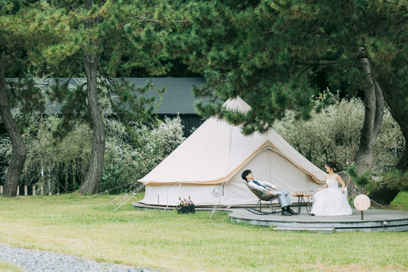 くつろぐ新郎さん^^