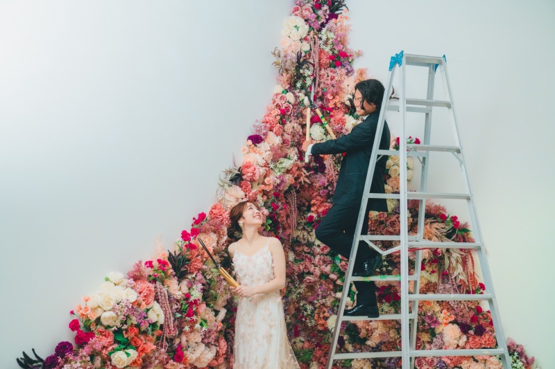 職業が庭師のご新郎様