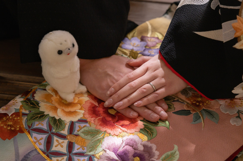 見守られながら