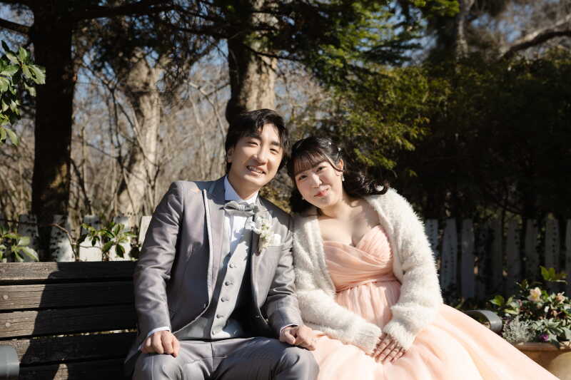 ぎゅっとくっついて