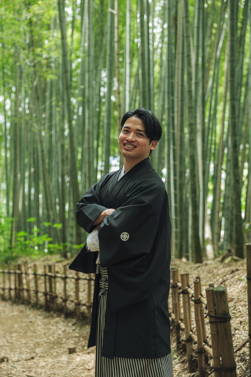 ご新郎様のソロショット