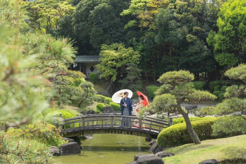 和装、見浜園から！