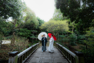 桜時期と見浜園ロケーション