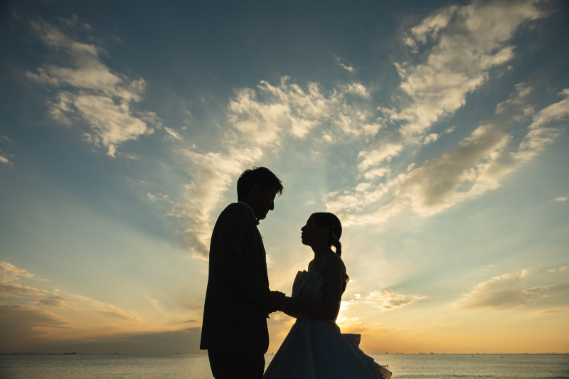 最後はシルエット