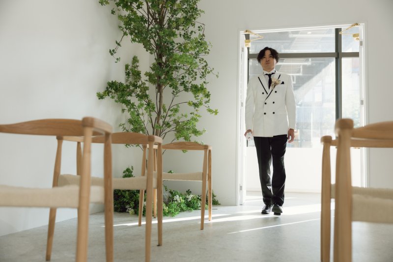 新郎様の入場シーン