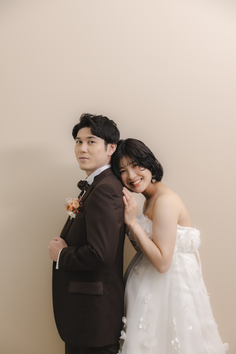 ベージュ背景！