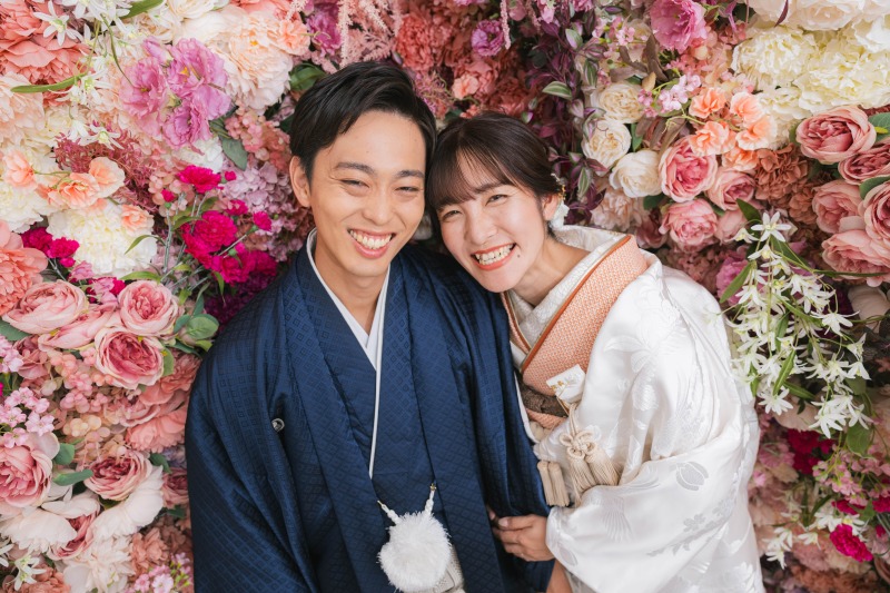 お花に埋もれて