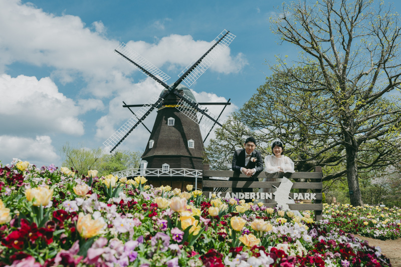 季節のお花と！