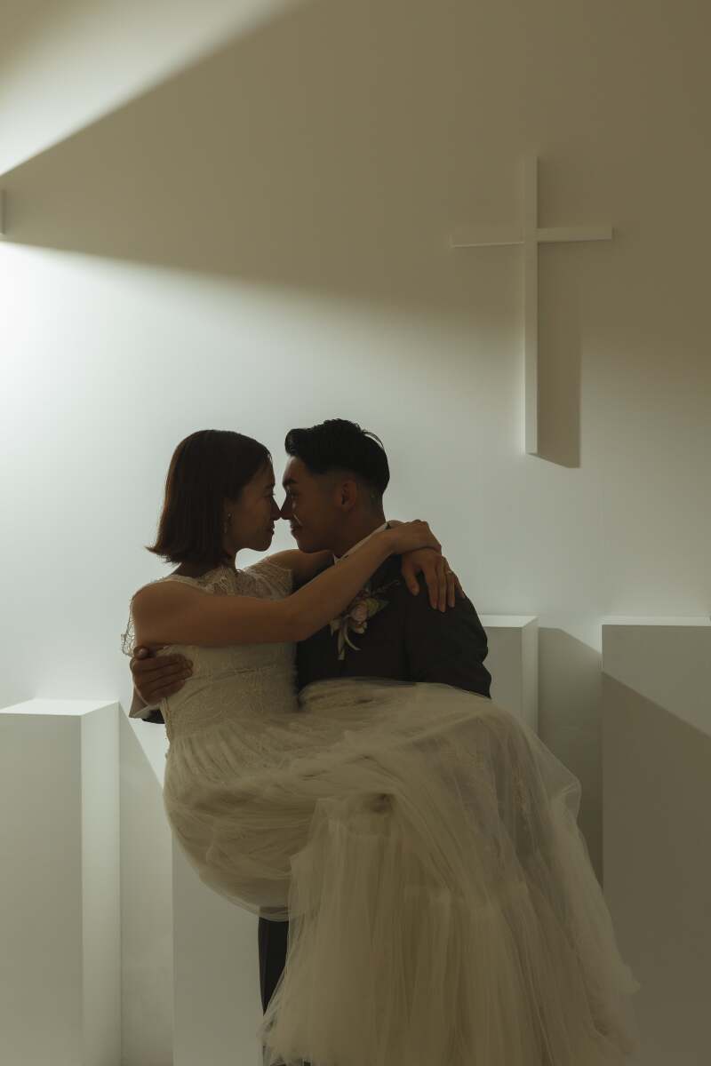 お姫様抱っこのショットもあります！