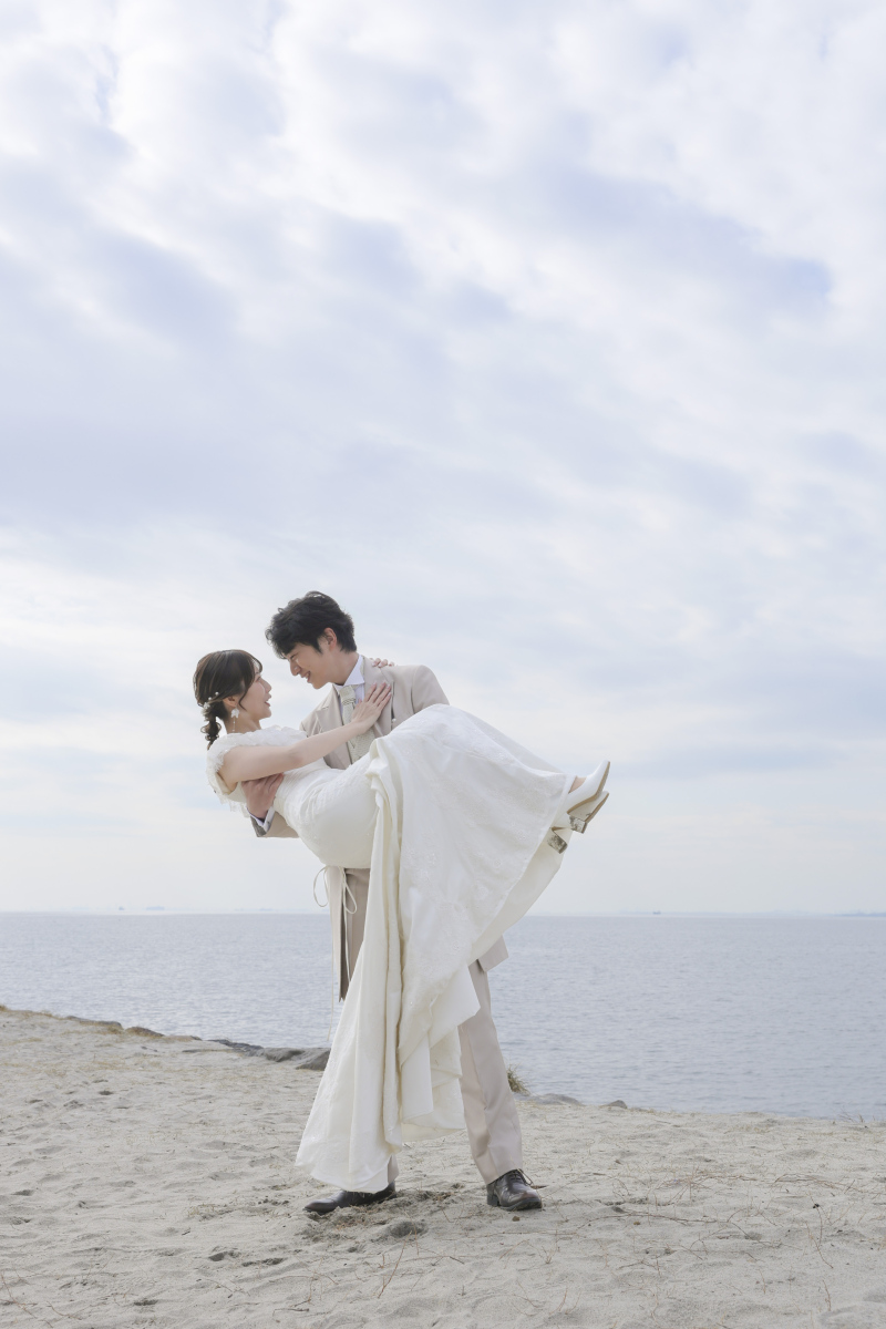 結びショット。