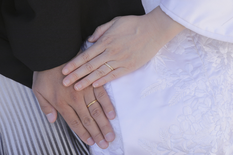 指輪のショット。