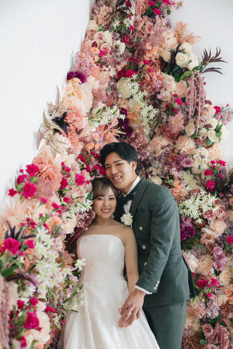 鮮やかな背景でかわいく♩